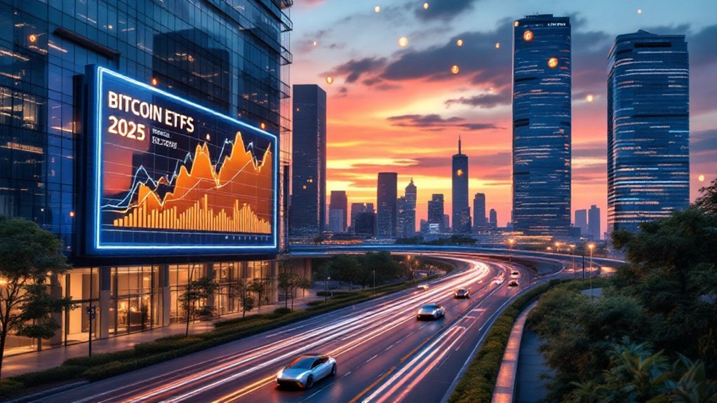 bitcoin etfs trending upward