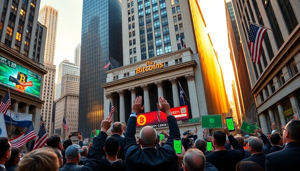 bitcoin and stocks surge