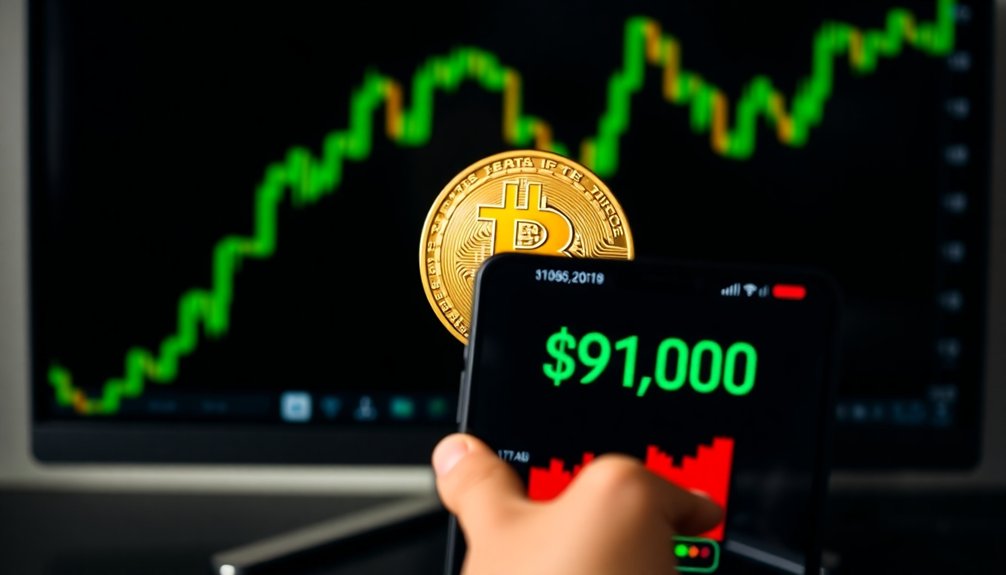 bitcoin price exceeds 91 000