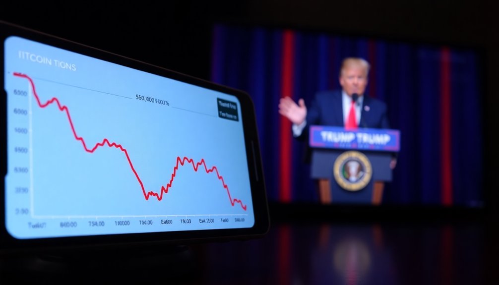 bitcoin drops post trump speech