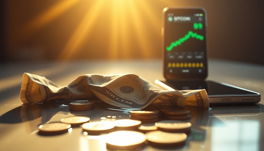 dollar depreciation bitcoin gains