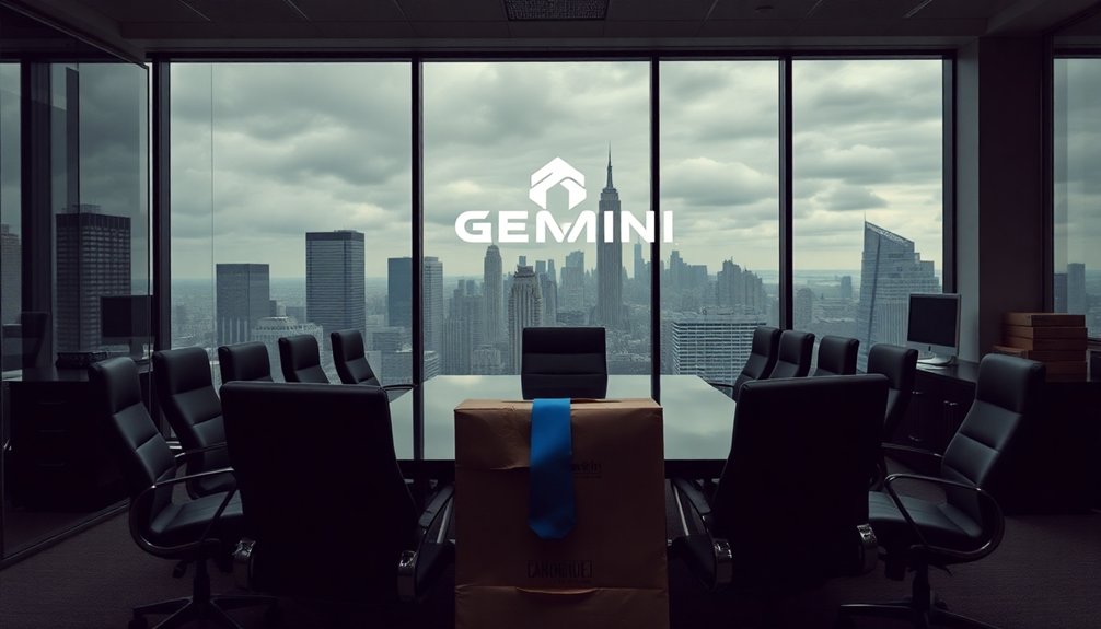 executives depart gemini post ipo