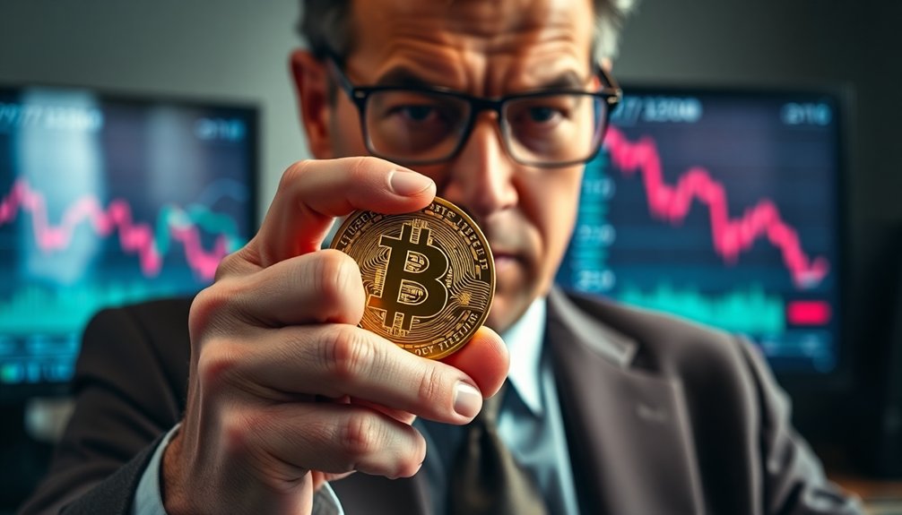 holding bitcoin at losses