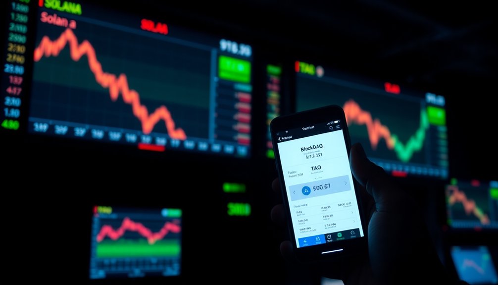 solana dips tao stable