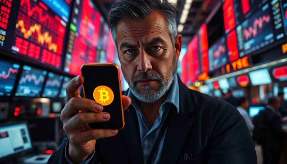 bitcoin soars amid market turmoil